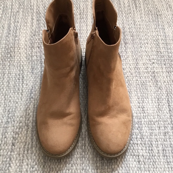 Universal Thread Tan Suede Ankle Boots - Picture 6 of 6